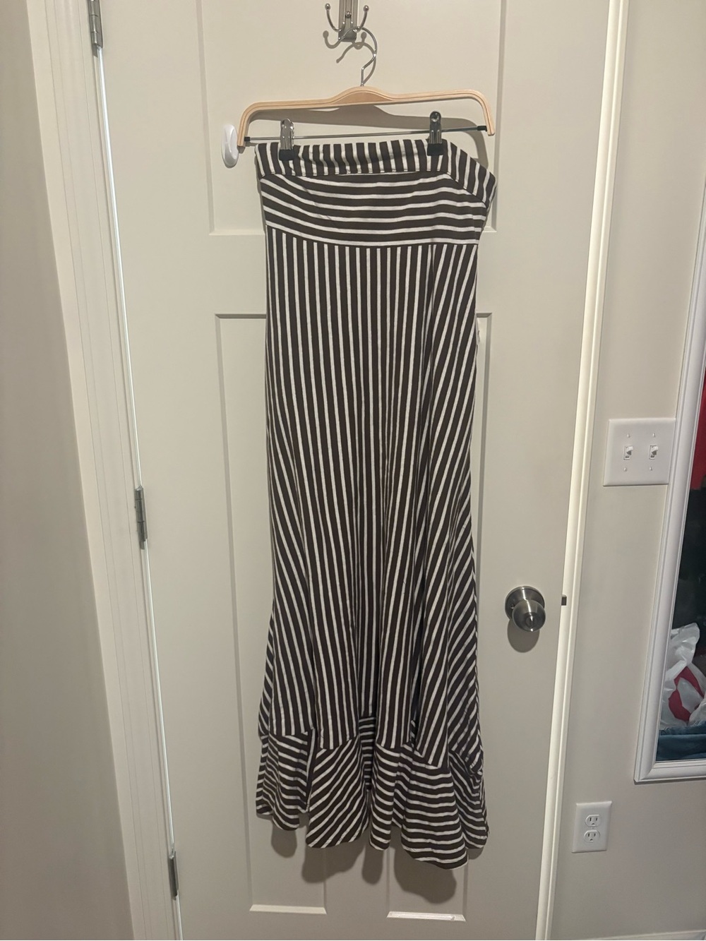 Free People Sadie Striped Midi Dress Small Color: Coconut Milk Combo NWT - Picture 3 of 6